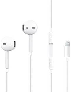 Vntex 100% Orignal Lightning Earpod Wired Earphone Built-in Mic-14/13/12/11 Pro Max Wired