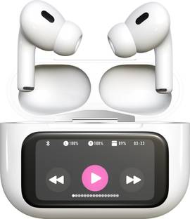 MAK POWER Type-C Charging, 48H Playtime, ENC, HD Audio, Smart Touch Control, LED Display Bluetooth
