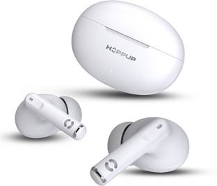 HOPPUP AirDoze S40 Earbuds with 13MM Drivers, 40H Playtime, Rage Mode,ENC & Type-C Bluetooth