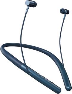 Rueqn R-700 Rock - 48 Hour Playtime Bluetooth Headphone Neckband Earphone (Blue9) Bluetooth Gaming