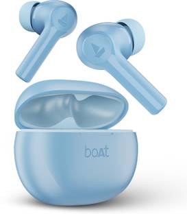 boAt Airdopes Supreme w/ 4 Mics AI ENx Tech, 50 HRS Playback,Multi Point Connectivity Bluetooth