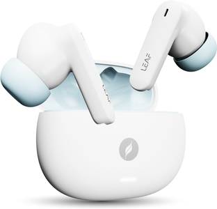 Leaf Buds X334 True Wireless, AI SOUND App, 40H Playtime, 10mm Driver, IPX5, BT v5.4 Bluetooth