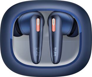 truke Crystal Bass earbuds with 13mm Drivers, Made in India, 70Hrs Playtime, 4-Mic ENC Bluetooth