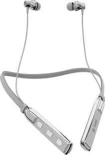 Aroma NB119 Titanium Upto 48Hr Playtime*, Fast Charging, Dual Pairing Neckband Bluetooth