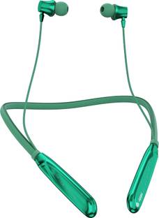 Aroma NB119 Titanium Pro Upto 100 Hr Playtime*,ENC,Fast Charging,Dual Pairing Neckband Bluetooth