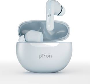 PTron Bassbuds Vibe w/ 34 Hrs Playback,Clear Calls,13mm Dynamic Drivers,Bluetooth V5.3 Bluetooth