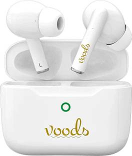 Voods V airbuds - Active Wireless Earbuds with 70hrs Playback, Quad Mics, Quick charge Bluetooth