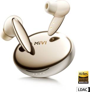 Mivi Superpods Opera, 60Hrs PT, Spatial Audio, Hi-Res & LDAC, 3D HD Audio, Fast Chg. Bluetooth