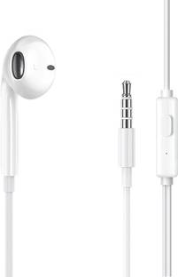 snowbudy Earphones Bass 3.5MM Jack Zipper Headphone Pouch (WHT) Wired