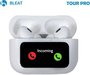 BLEAT Tour Pro Touch Screen Display Earbuds | ANC & ENC | 50H Playtime | Bluetooth 5.4 Bluetooth
