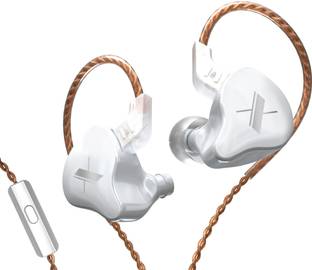 KZ Ear Monitor Earphone with Mic, 10mm Dynamic Driver IEM Wired