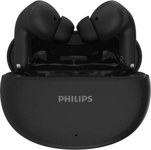 PHILIPS TAT1269BK In-Ear Earbuds, 13mm Drivers, 40H, IPX5, BT 5.4, Touch/Voice Controls Bluetooth