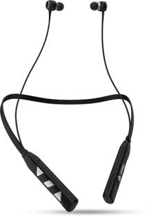 Aroma NB119 Beat 40 Hours Playtime Fast Charging, Dual Pairing Neckband Earphone Bluetooth