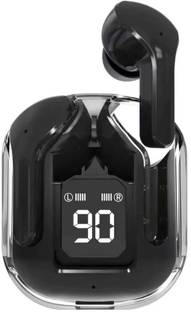 Quickart Waterproof Earphones Transparent Design - Touch Control - LED Display - Bluetooth