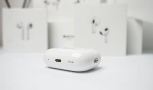 BeatFlow AirPods Pro-2nd generation (USB-C) Bluetooth (White, True Wireless) Bluetooth