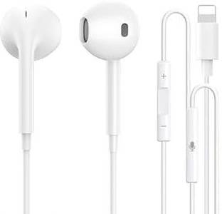 X88 Pro Lightning Connector Headphones Wired Earbuds with Built-in Microphone Wired