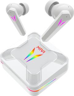 Mivi Commando X9 Earbuds, Dual RGB Lights, 35ms Low Latency Gaming, ENC, 72H Playtime Bluetooth