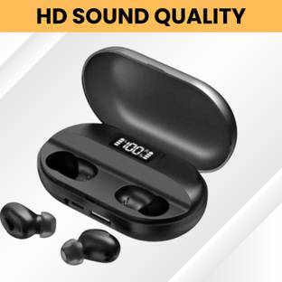 Clairbell T2 TWS 5.0 Bluetooth (Earbuds) With led Display & Compatible All SmartphoneI12 Bluetooth