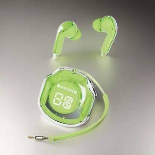 BOTIFY Ultrapods Pro Max Transparent Green Trending Truely wireless bluetooth BC 58 Bluetooth