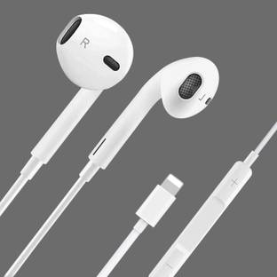 MARS Lightning Earphone Hands Free Headset + Mic For iPhone 14/13/12 Wired