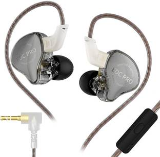 KZ EDC Pro IEM Wired Earphone With In-Line Mic, OFC Cable, 3.5mm Wired