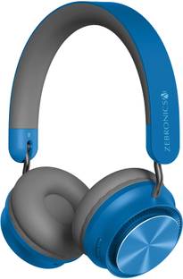 ZEBRONICS Zeb-Bang Pro, Wireless Headphone, 30Hr Backup, AUX, Type-C, 40mm Drivers, BTv5.0 Bluetooth