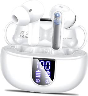 WEROX Bullets 354 TWS Earbuds with 50 HRS Playtime,(50ms Low Latency), Bluetooth v5.3 Bluetooth Gaming