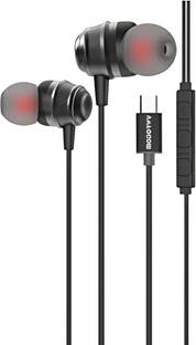 Modorwy Bassix Original Type C Earphone | Magnetic Lock, Vol Ctrl | 13mm Driver Wired
