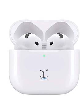 SCUBEL aer-pods pro 4 Anc ios popup wireless charging case Bluetooth