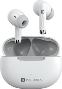 Portronics Harmonics Twins 32 in-Ear TWS Earbuds,HD Mic,30 Hours Playtime,Touch Control Bluetooth