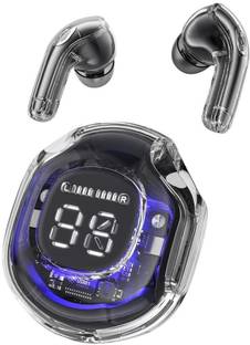 BOTIFY Ultrapods Pro Max Transparent black Trending Truely wireless bluetooth BR 50 Bluetooth
