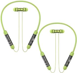 DRUMSTONE BUY ONE GET ONE Wireless in-Ear Earphones with Mic, Bass 13 mm Drivers Bluetooth