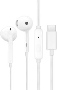 SUPERFLASH EarPods (USB-C) Wired Earphones with Type-C Jack Deep, Rich Bass Tones Wired Gaming