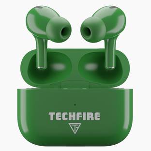 TECHFIRE BoomBuds TWS Earbuds with 100 HRS Playtime,(50ms Low Latency), Bluetooth Bluetooth