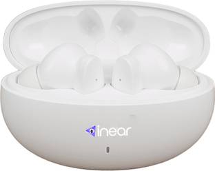 InEar True Wireless in-Ear Earbuds with Mic, Touch Control, Bluetooth 5.3 (White) Bluetooth without Mic