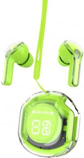 BOTIFY Ultrapods Pro Max Transparent Green Trending Truely wireless bluetooth BC 57 Bluetooth
