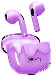 ModishOmbre Aura 50 hr Backup | Dual Mic Clear Calls | 13 mm Driver | Super Bass TWS Earbuds Bluetooth