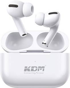 KDM A1 Hoppods Truly Wireless in Ear Ear Buds TWS, Bluetooth (White, In the Ear) Bluetooth