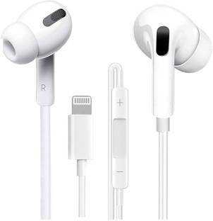 MARS Lightning Earphones Compatible for iPad iPhone Headphones Wired