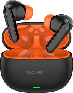 TecSox Audio X Wireless Earbuds| IPX| 30hrs Best Low Latency TWS| Bluetooth