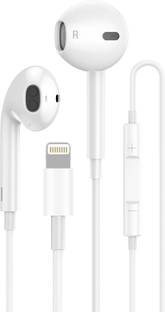 MARS Lightning Wired headphones With Mic & inline control For iPhone 14/13/12/11 Bluetooth & Wired