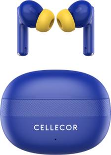 Cellecor BroPods C105 Tune TWS |45H Playtime, ENC, 5.3v, IPX5, 50ms Low Latency Gaming Bluetooth
