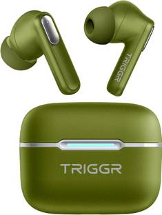 TRIGGR Ultrabuds N1 with ENC, 40H Battery, Trucomm Calling, 40ms Latency Gaming, v5.3 Bluetooth