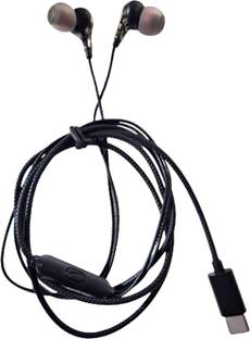 THE MOBILE POINT Type-C Interface & 12mm Drivers Earphone for Type-C All Models Hi-Res Audio Wired