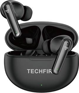 TECHFIRE Bullets 231 TWS Earbuds with 100 HRS Playtime,(50ms Low Latency), Bluetooth v5.3 Bluetooth