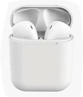 vidhya virat i12 TWS Airburds Fast Charging v5.1 Bluetooth Headset (White, True Wireless) Bluetooth