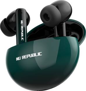 Nu Republic Epic ANC with 64 hrs Playtime, X-Bass Technology, ANC+ENC Quad Mic, Hall Sensor Bluetooth