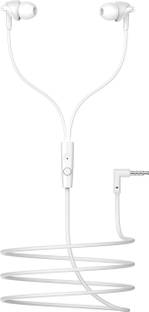 boAt Bassheads 213L, 3.5mm L-Shaped Connector, Inline Mic, Braided Cable, 120cm Cable Bluetooth