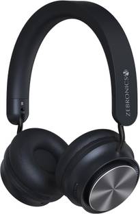 ZEBRONICS Zeb-Bang Pro, Wireless Headphone, 30Hr Backup, AUX, Type-C, 40mm Drivers, BTv5.0 Bluetooth