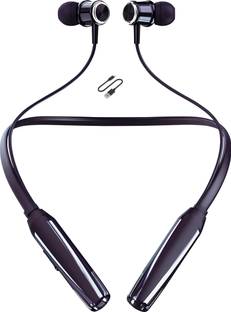 CARRON - 48 Hour Playtime Bluetooth Headphone Neckband Earphone (Black4) Bluetooth